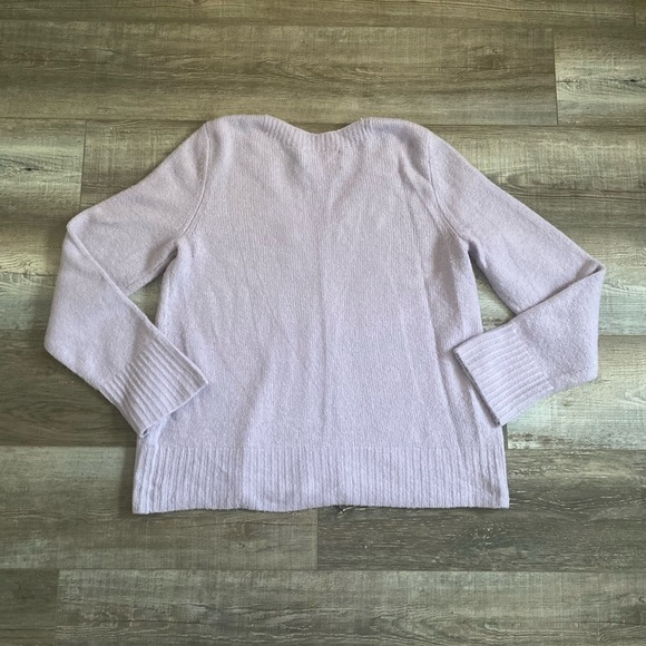 Calvin Klein Purple Ribbed Knit Wool Blend Chunky - Picture 3 of 8